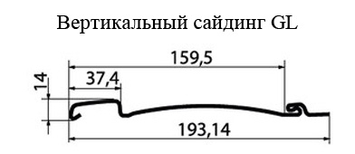 Размеры вертикального сайдинга